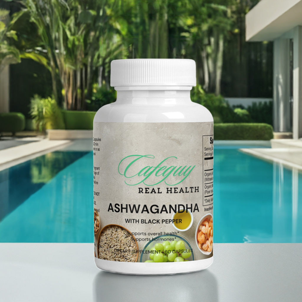 CafeguyHealth Stay Real series-阿什瓦⽢達Ashwagandha