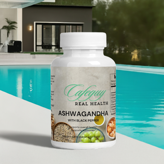 CafeguyHealth Stay Real series-阿什瓦⽢達Ashwagandha